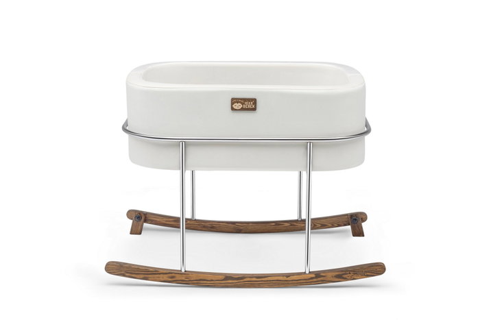 Hanah Home Cuna Hier Metal - Blanco, Cromo Hanah Home Cuna Hier Metal - Blanco, Cromo